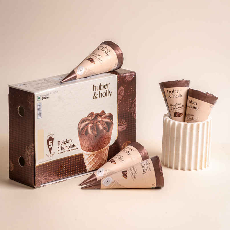 Huber & Holly Belgian Chocolate Cone Multipack
