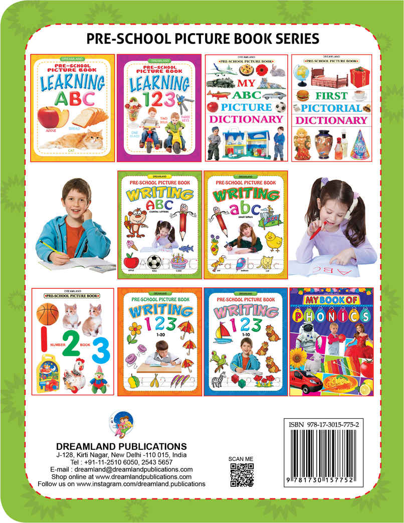 Dreamland ABC Capital Letters Writing Practice Book for Toddlers Age 2 to 5