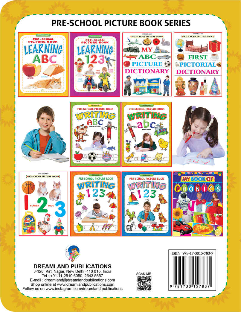 Dreamland ABC Small Letters Writing Practice Book for Toddlers Age 2 to 5