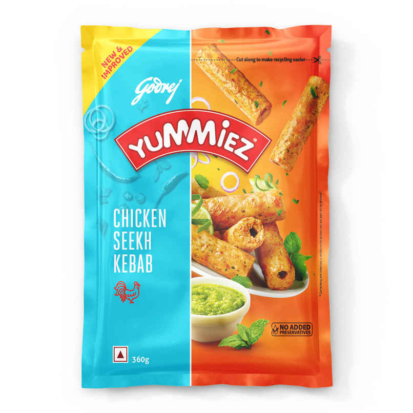 Godrej Yummiez Chicken Seekh Kabab Godrej Yummiez Chicken Seekh Kabab