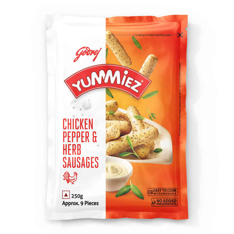 Yummiez Chicken Pepper and Herb Sausage Pouch