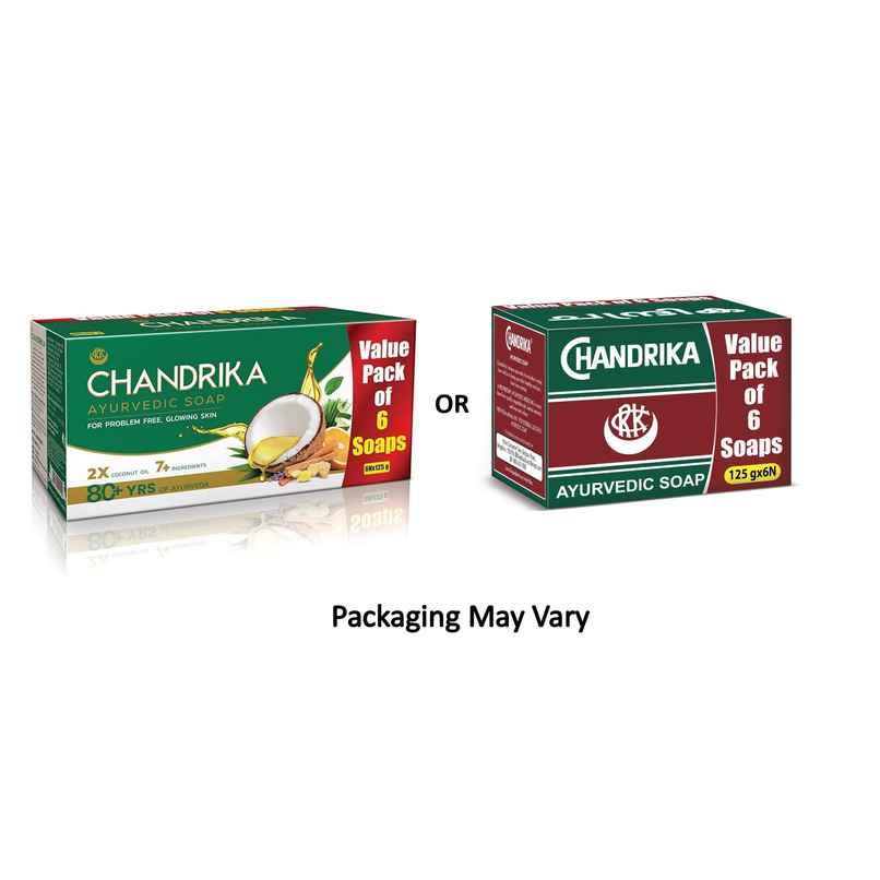 Chandrika Ayurvedic Soap| Made With Herbal Extracts & Vegetable Oils For Naturally Radiant Skin