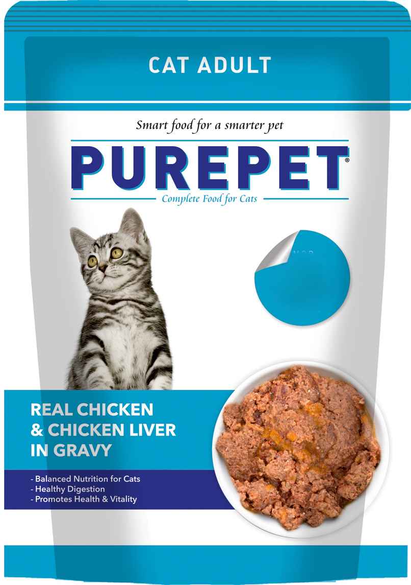 Purepet Cat Real Chicken & Liver gravy