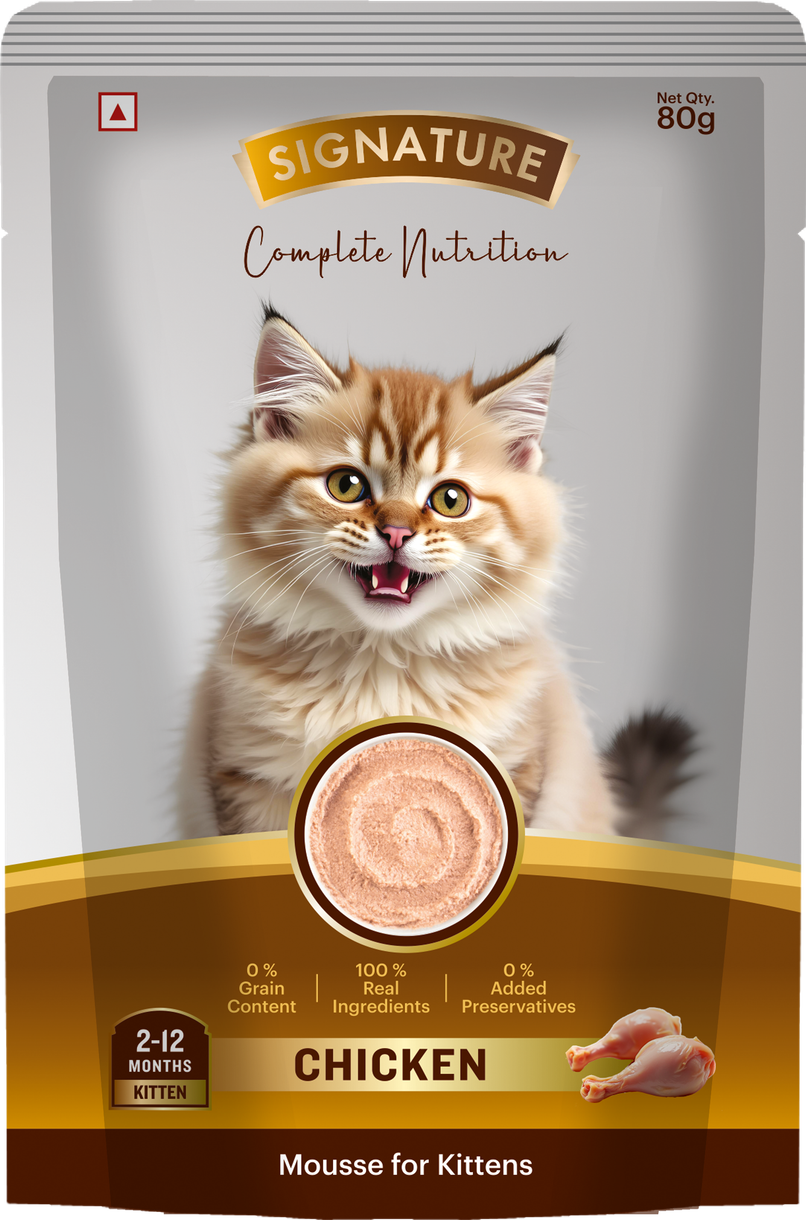 Signature Grain Zero Chicken Mousse Kitten Wet Food