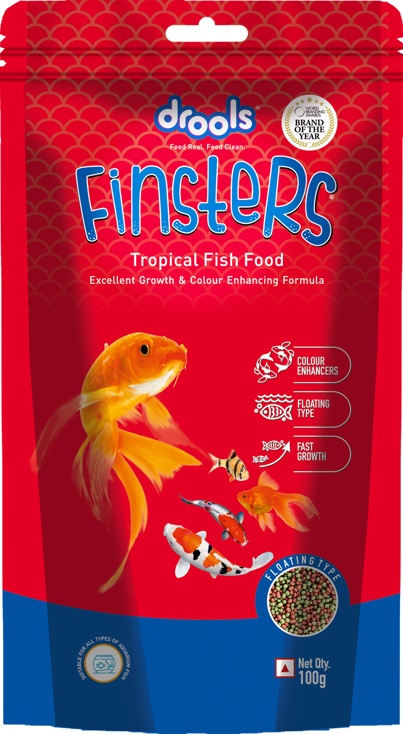 Drools Finsters Tropical Fish Food 1 mm Drools Finsters Tropical Fish Food 1 mm