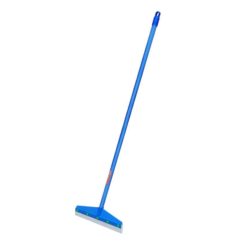 Antzco Blue Plastic Wiper 16" With 4 Feet Metal handle | Blue