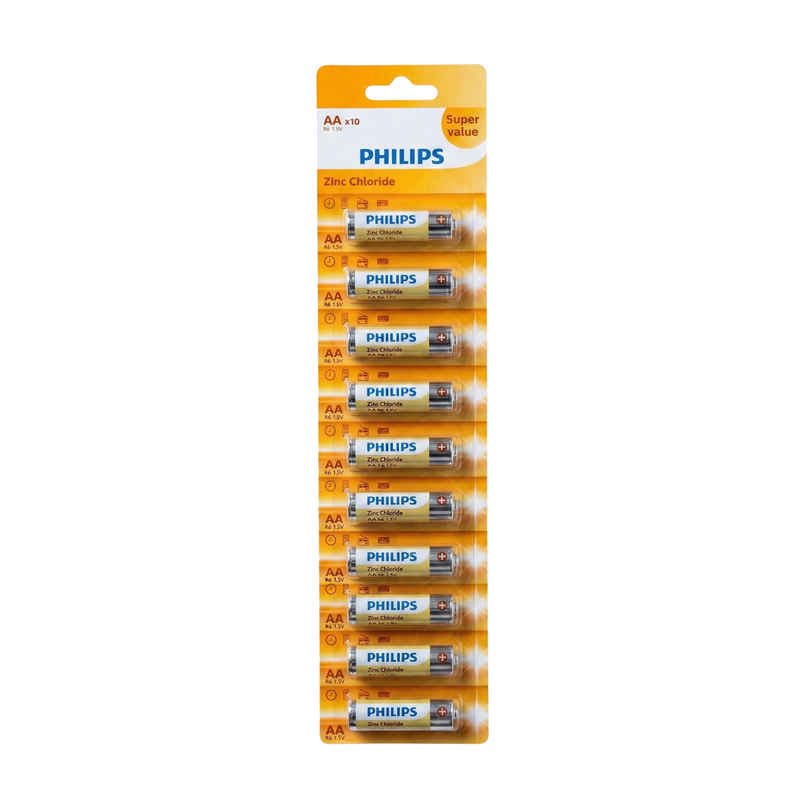 Philips Battery Cells Zinc AA