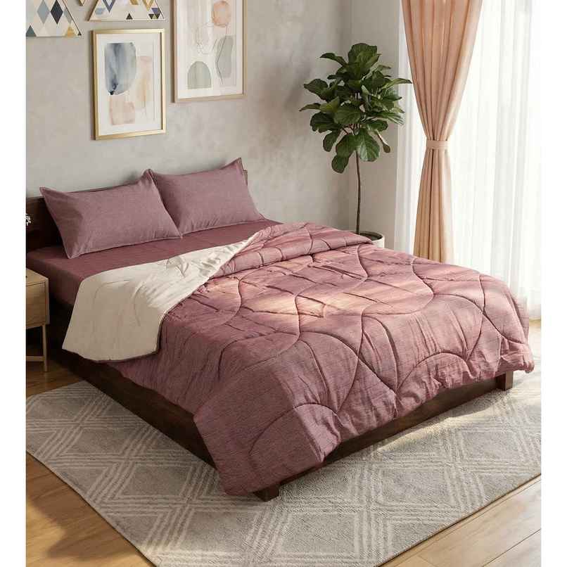 Casacraft Pepperfry Bedding Sets Chico Wine 210Tc Cotton Blanket With 1 Bedsheet & 2 Pillow Cover Casacraft Pepperfry Bedding Sets Chico Wine 210Tc Cotton Blanket With 1 Bedsheet & 2 Pillow Cover