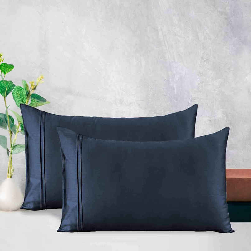 Casacraft by Pepperfry Pillow Cover | Satin | 400 TC Casacraft by Pepperfry Pillow Cover | Satin | 400 TC