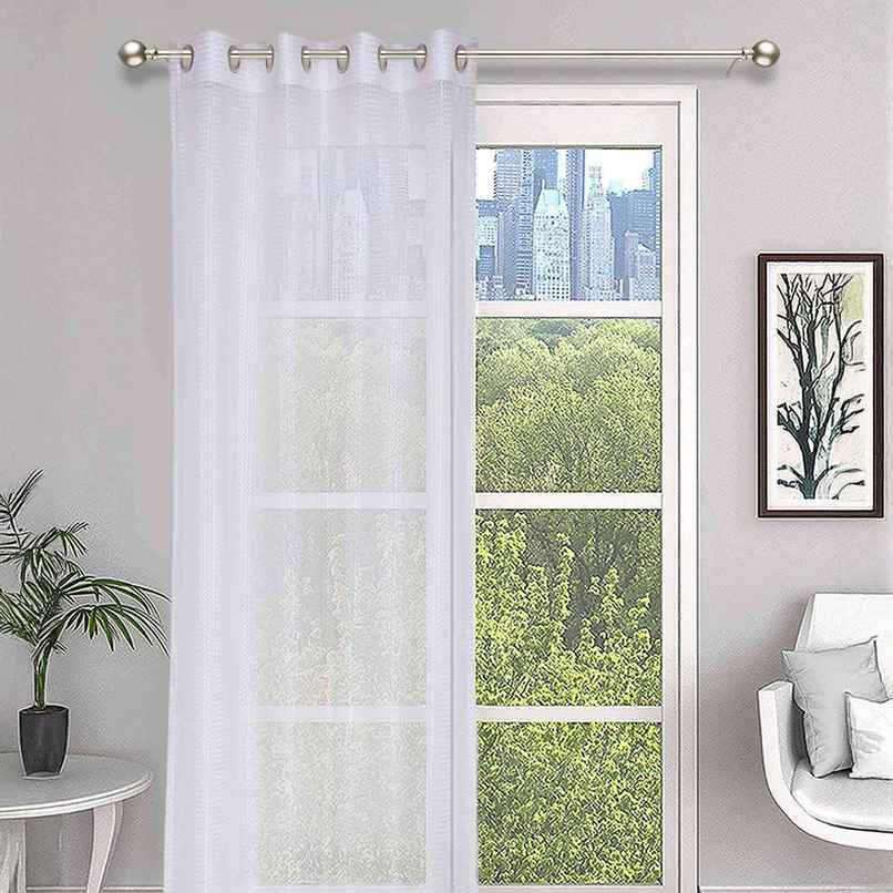 Casacraft by Pepperfry Door Curtains 8 feet Set of 2 Casacraft by Pepperfry Door Curtains 8 feet Set of 2