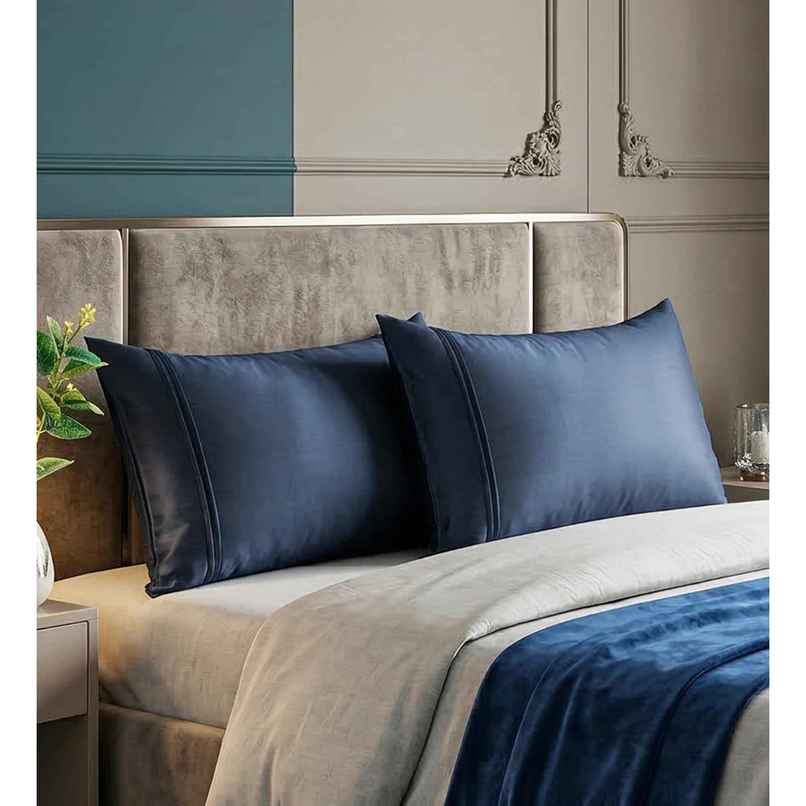 Casacraft by Pepperfry Pillow Cover | Satin | 400 TC