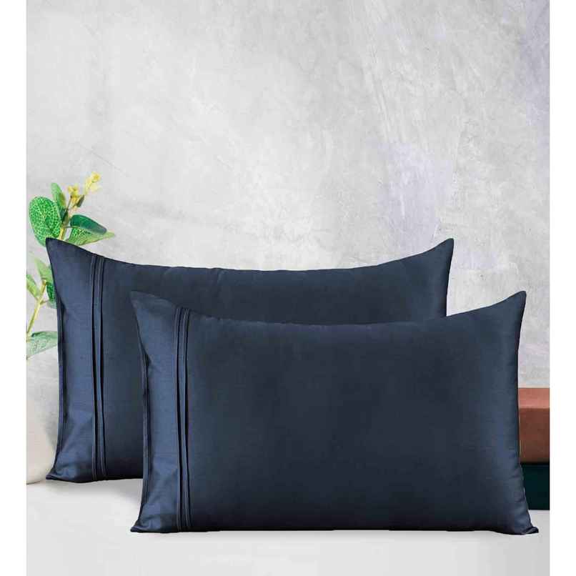 Casacraft by Pepperfry Pillow Cover | Satin | 400 TC