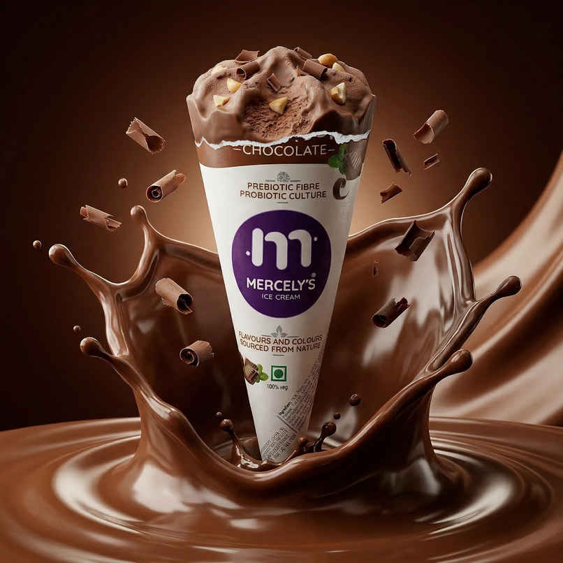 Mercelys Ice Cream Merrycone Chocolate Mercelys Ice Cream Merrycone Chocolate