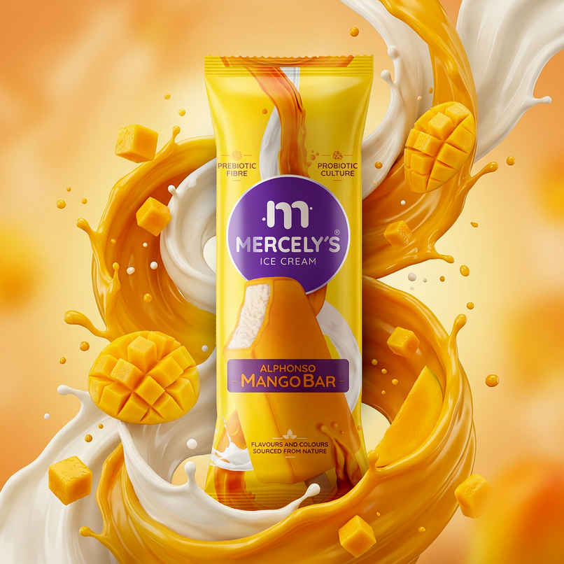 Mercely's Alphonso Mango Bar Ice Cream Stick Mercely's Alphonso Mango Bar Ice Cream Stick
