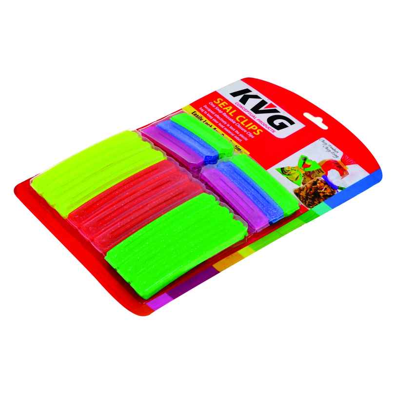KVG Plastic Seal Clips | Snack Pack Sealer Clips Assorted