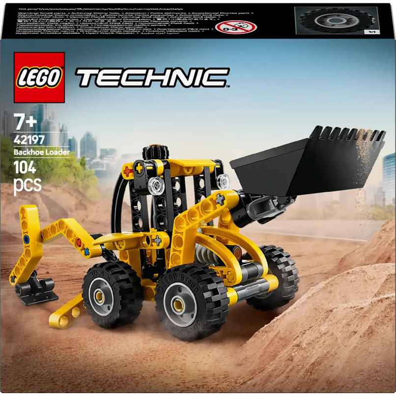 LEGO Technic Backhoe Loader Construction Toy Vehicle Set 42197 Building Blocks Toys for 7Y+ LEGO Technic Backhoe Loader Construction Toy Vehicle Set 42197 Building Blocks Toys for 7Y+
