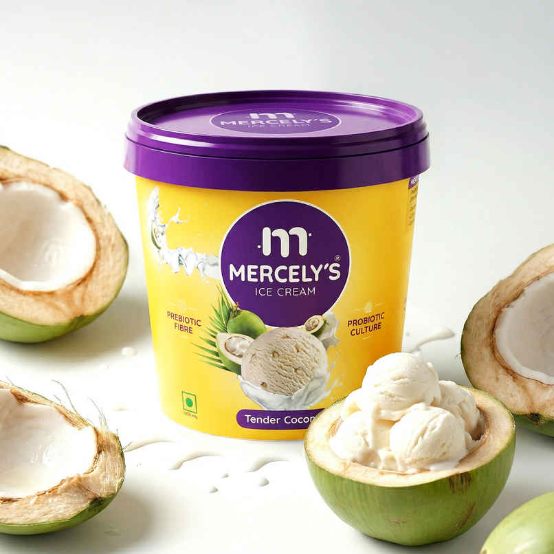 Mercely's Premium Tender Coconut Family Pack Ice Cream Tub