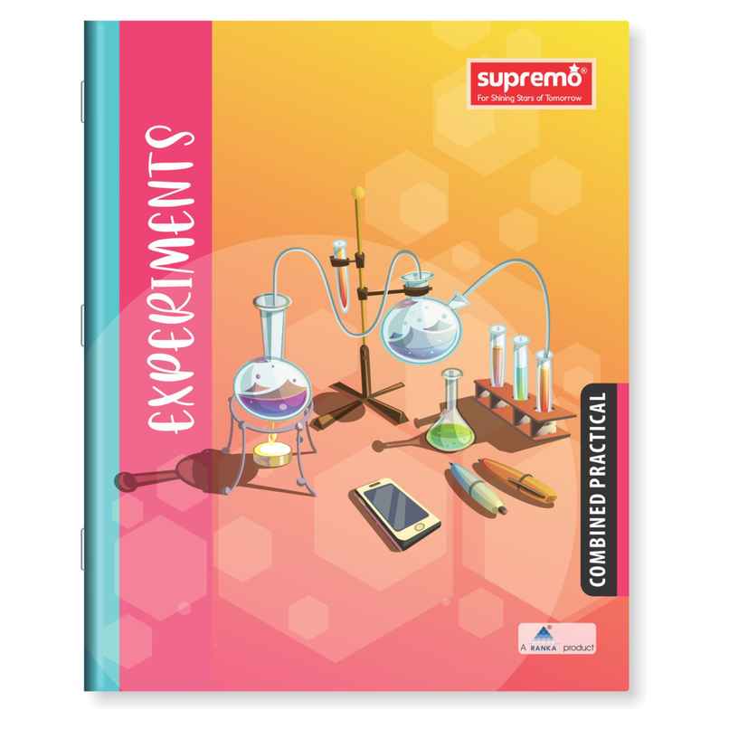 Ranka Supremo Practical Book Combined Single Line & Blank Sides | 27 x 22 cm, 172 Pages, Assorted