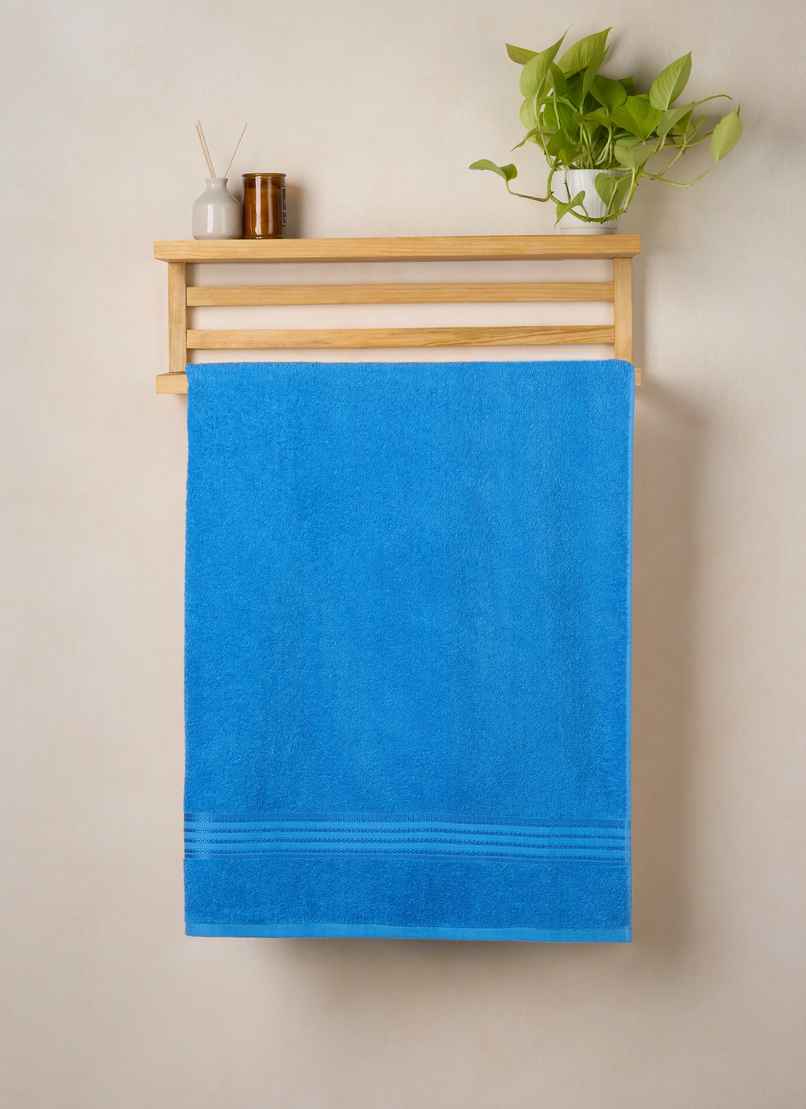 Himeya Quick Dry 380 GSM Cotton Bath Towel | Iris Blue