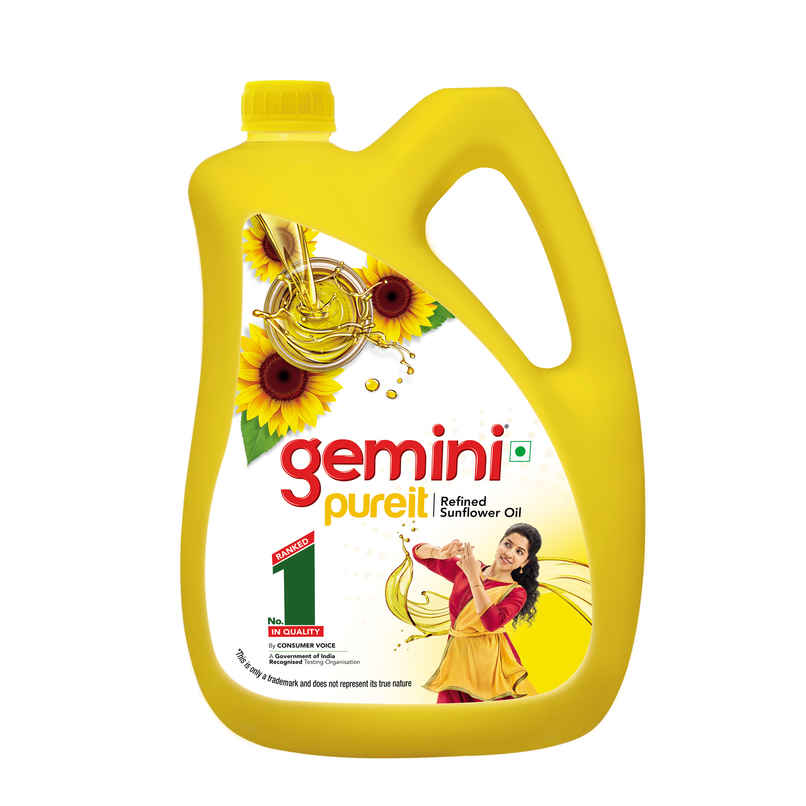 Gemini Pure It Refined Sunflower Oil | Jar Gemini Pure It Refined Sunflower Oil | Jar