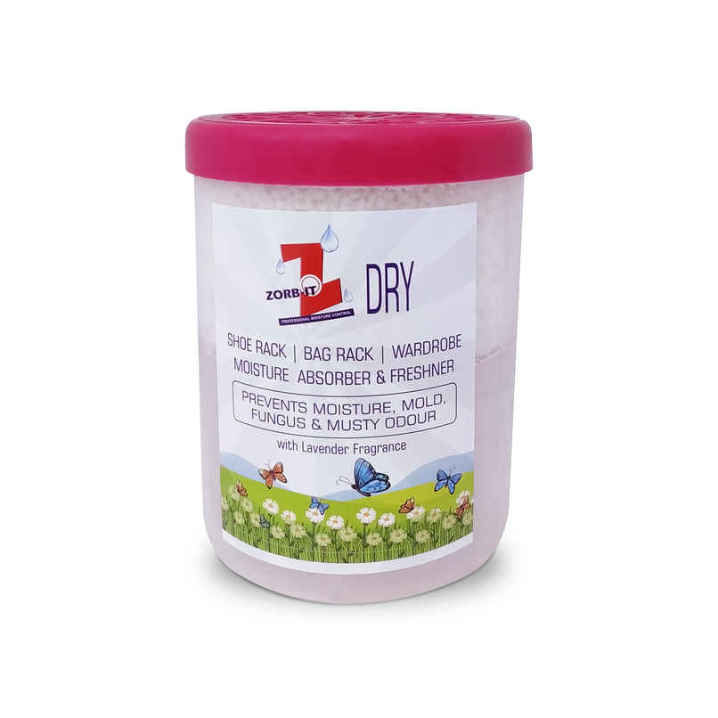 Dr. Bio KEEP IT FRESH Odour+Moisture Absorber + Perfume | 3in1 Air Freshner with Lavendar Fragrance