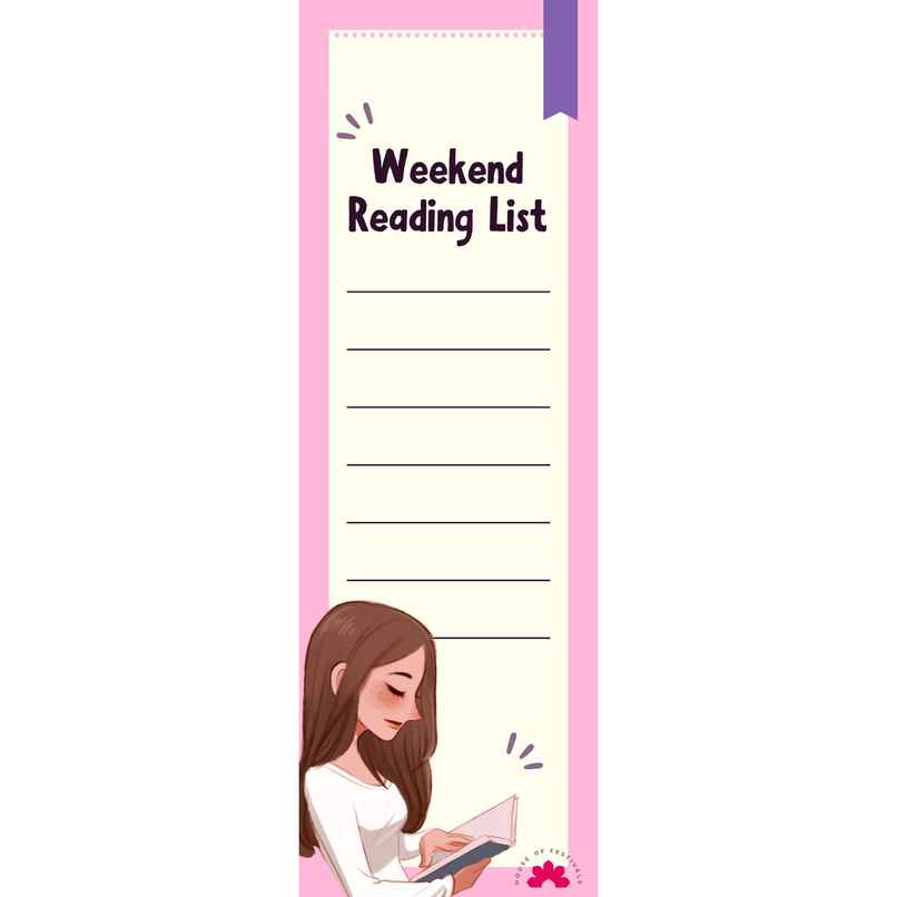 House Of Festivals Bookmark - Design 35