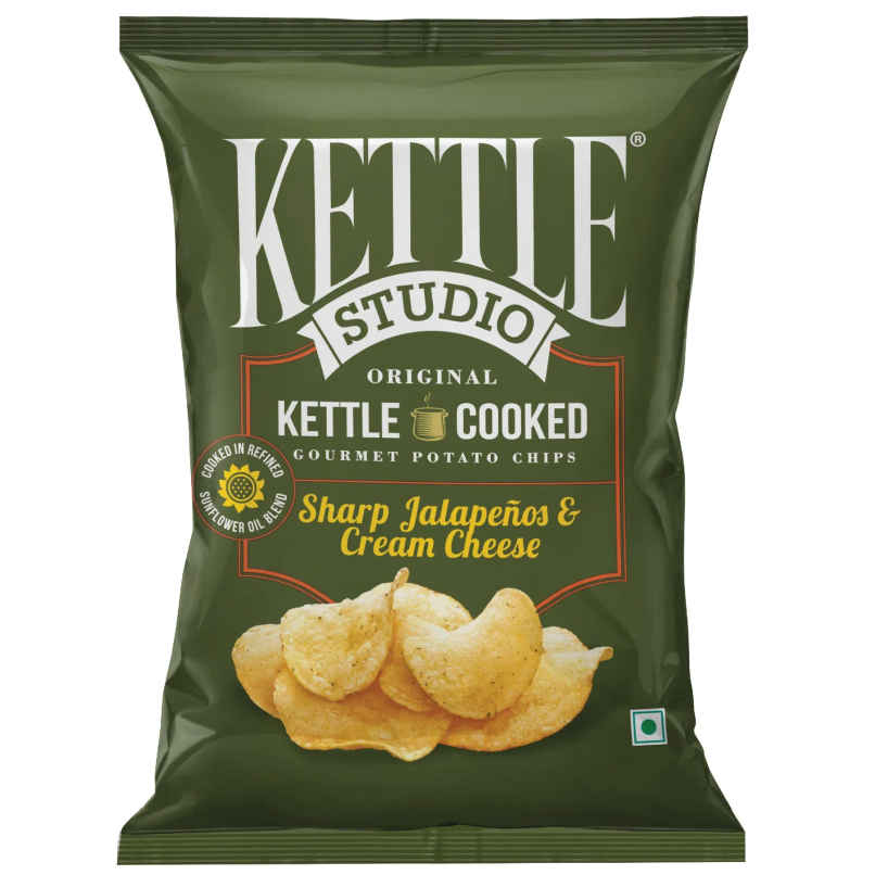 Kettle Studio Sharp Jalapeno & Cream Cheese Potato Chips