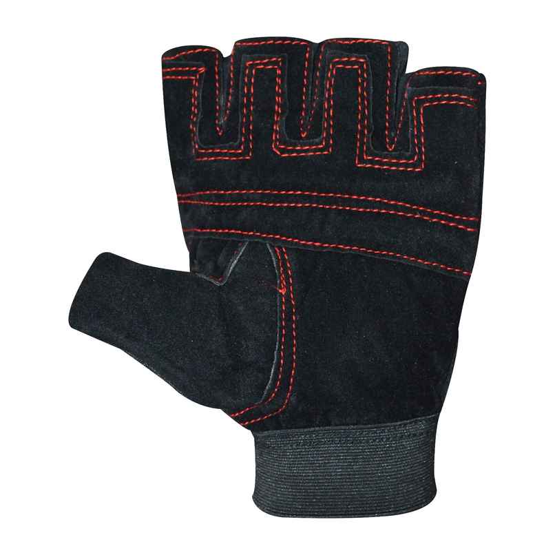 BAY6 Multipurpose Gym Gloves for Workouts | Pull Ups & Weightlifting | Medium Size