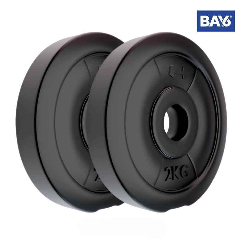 BAY6 2 kg x 2 PVC Weight Plates Combo