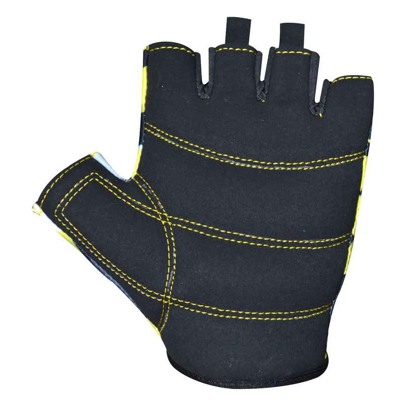 BAY6 Max Grip Gym Gloves for Workouts | Pull Ups & Weightlifting | Medium Size