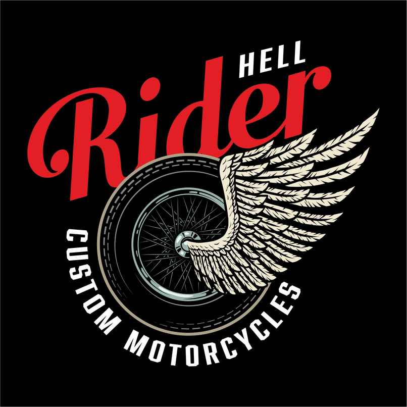 Samsidhi Auto Hell Rider Auto Sticker