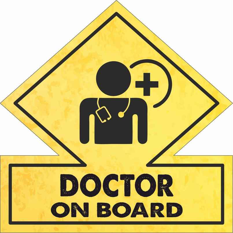 Samsidhi Auto Doctor on Board Car Sticker