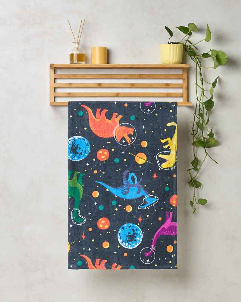 Himeya Play 350 GSM Cotton Bath Towel | Dinoverse