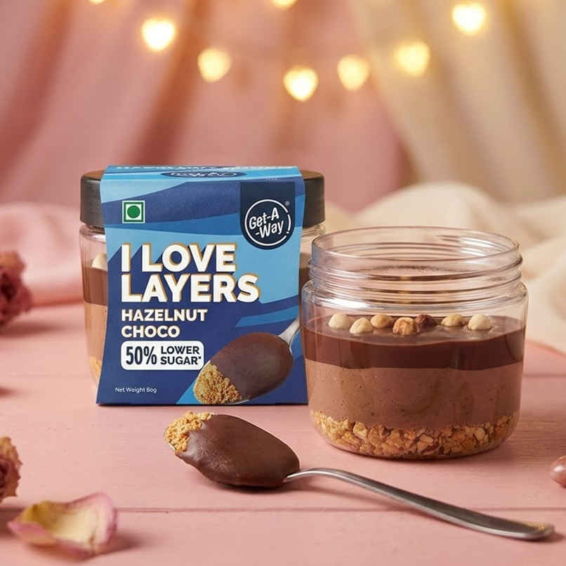 Get-A-Way Hazelnut Choco Cheesecake Jar | Ready-to-Enjoy Dessert