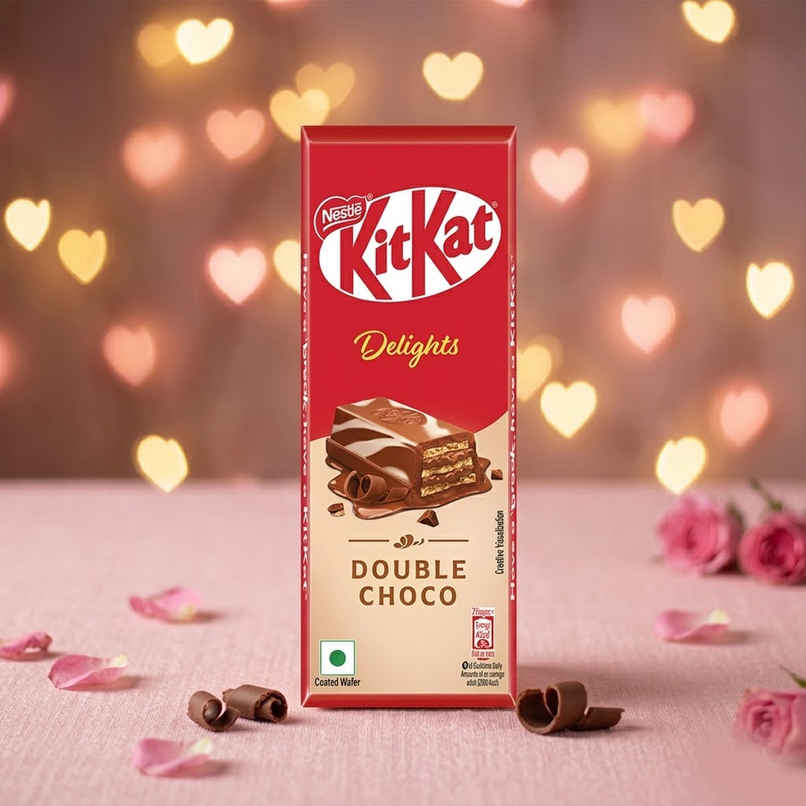 Nestle KitKat Delights Double Choco | Rich & Indulgent Chocolate Bar