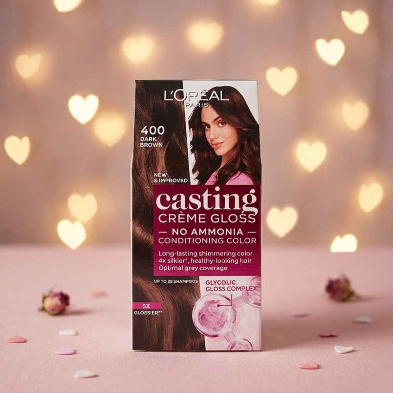 L'Oreal Paris Casting Creme Gloss Hair Color (Dark Brown 400)