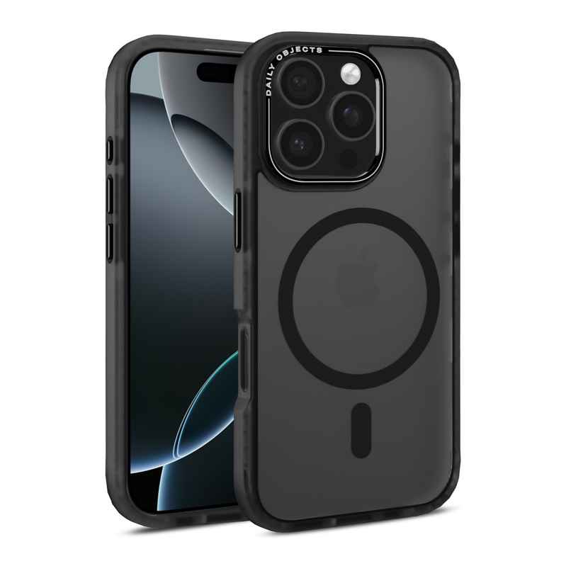 DailyObjects iPhone 16 Pro Black Nimbus MagSafe Phone Case DailyObjects iPhone 16 Pro Black Nimbus MagSafe Phone Case