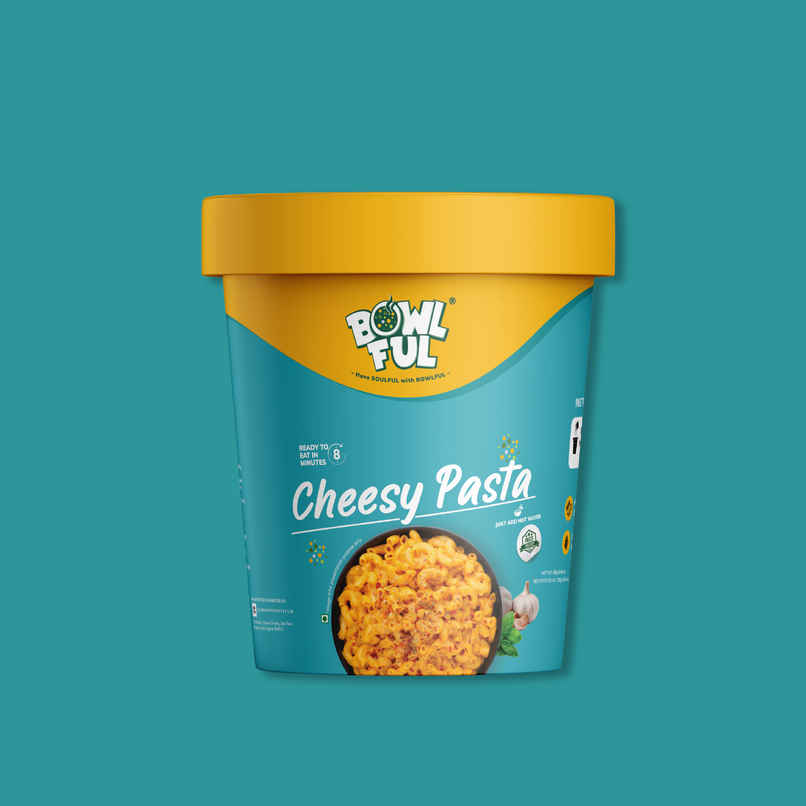 Bowlful Cheesey Pasta Cup Ready To Eat | Freeze Dried | Just Add Hot Water | No Preservatives