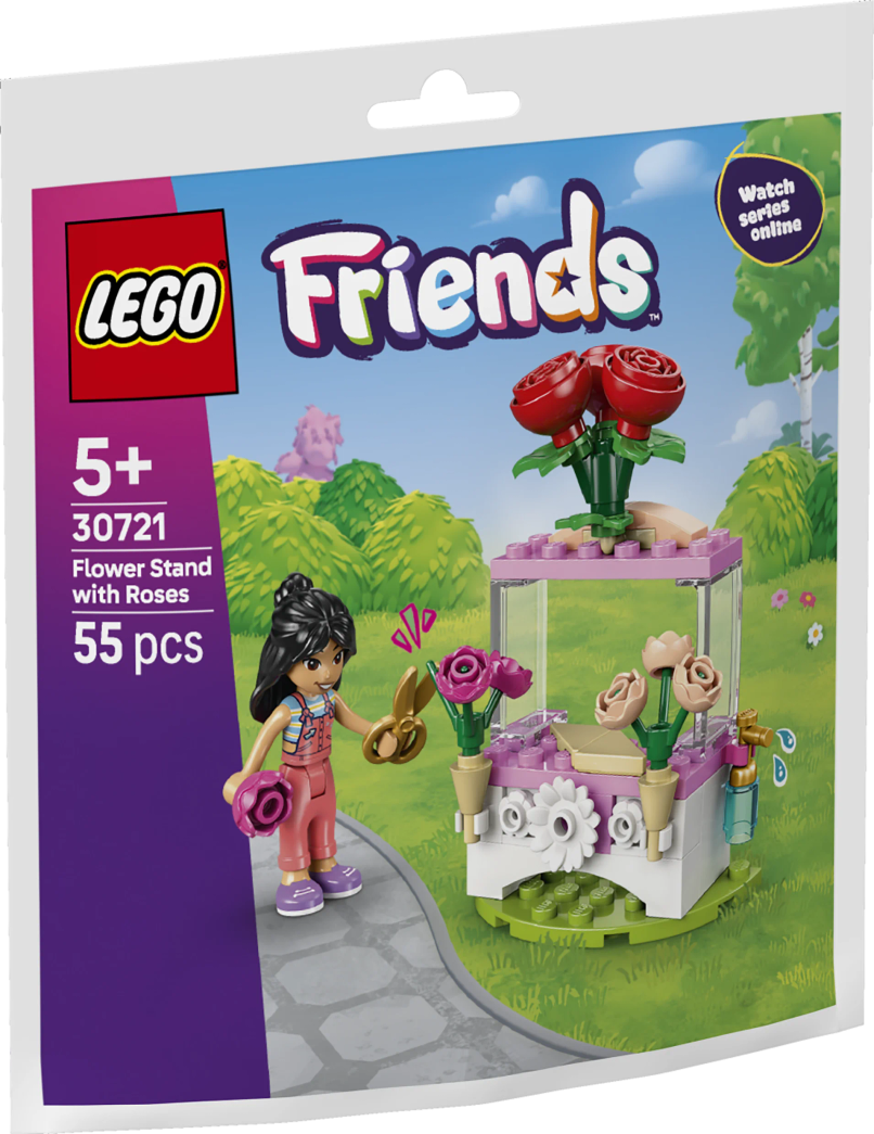 LEGO Flower Stand with Roses 30721