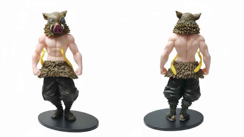 Awestuffs Inosuke Demon Slayer Action Figure Limited Edition for Car Dashboard Awestuffs Inosuke Demon Slayer Action Figure Limited Edition for Car Dashboard
