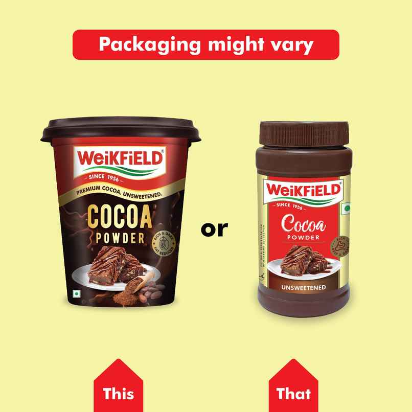 Weikfield Rich and Decadent Pure Cocoa Powder | Smooth & Rich Taste