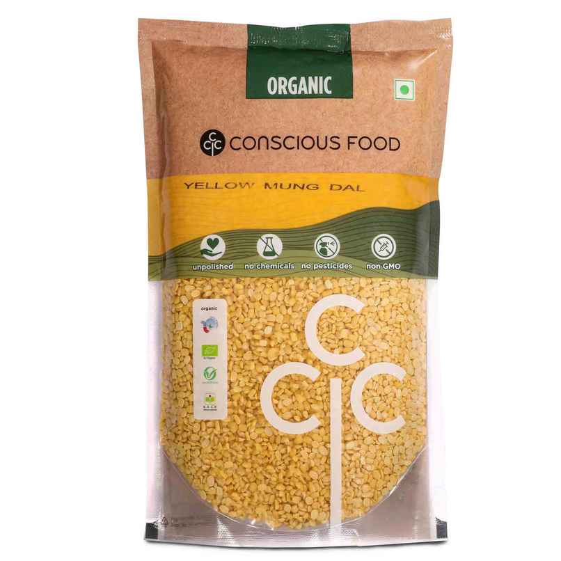 Conscious Food Organic Yellow Mung Dal Conscious Food Organic Yellow Mung Dal