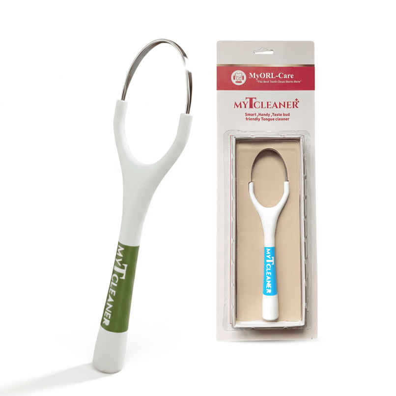 My Orl-Care Single Handed Premium Stainless Steel Tongue Cleaner