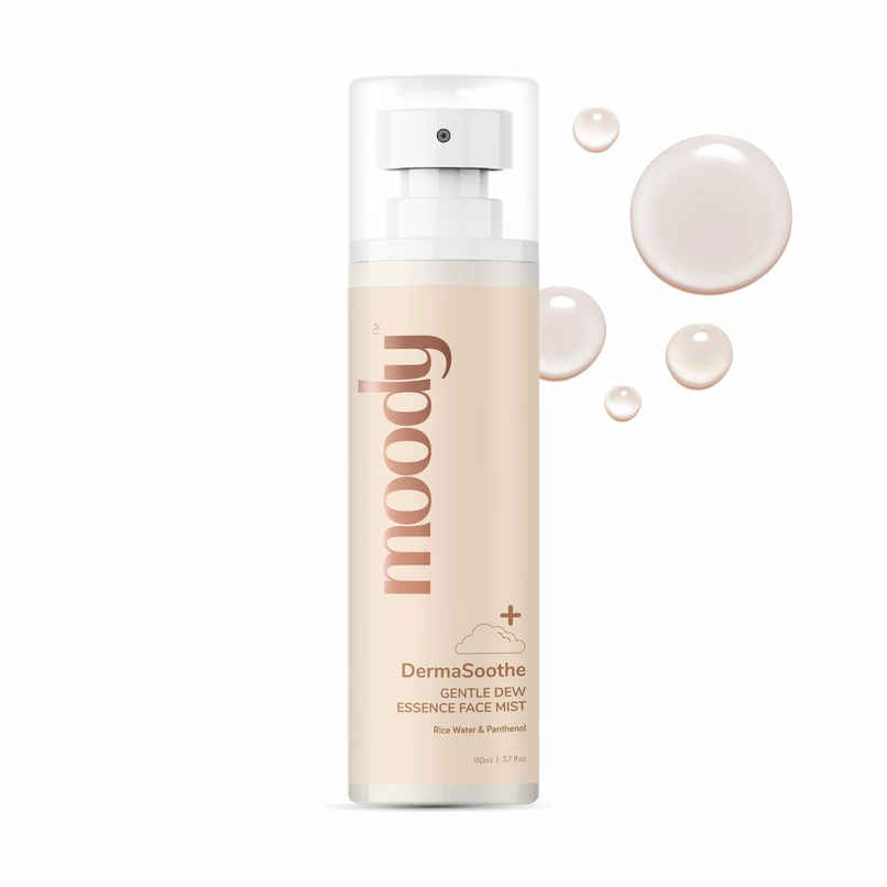 Moody DermaSoothe Brightening Face Mist & Essence Toner with Rice & Ceramides 
