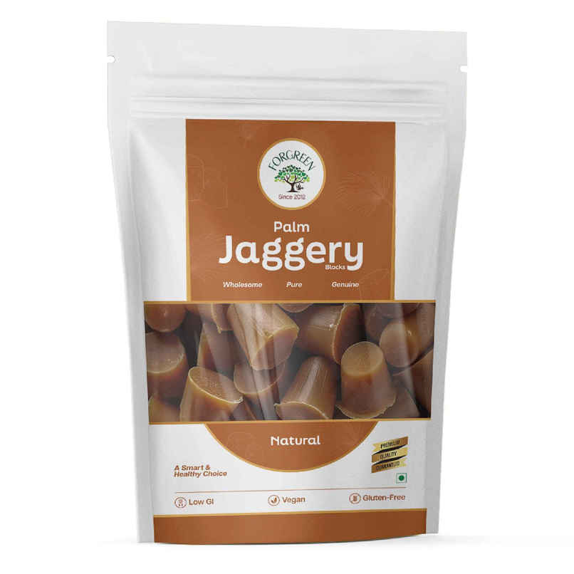 Forgreen Natural Palm Jaggery Blocks | Healthy | Diabetic Friendly | Natural