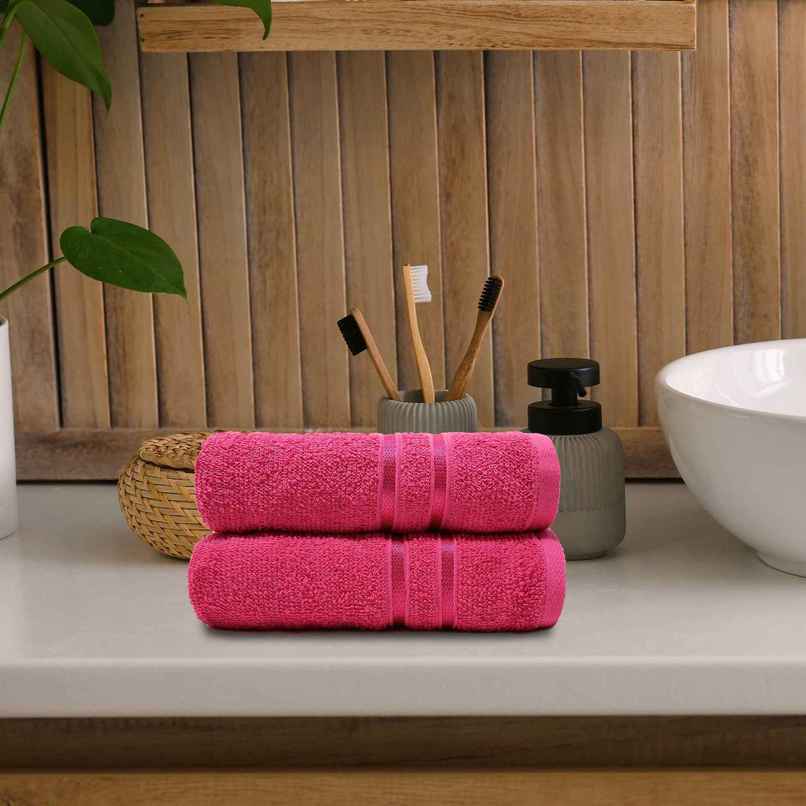 Mytrident Cotton Hand Towel | 400 GSM | Gym Towel Set - Candy Glow