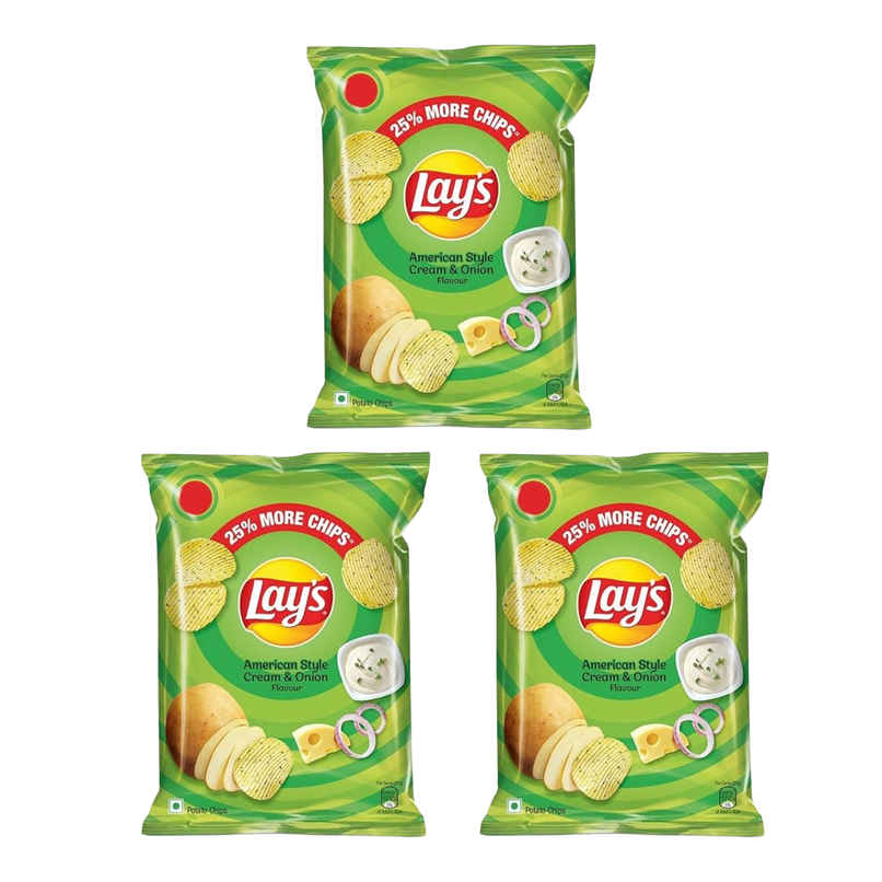 Lay's American Cream & Onion Potato Chips Combo