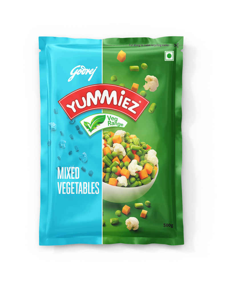 Godrej Yummiez Mixed Vegetables | Freshly Frozen