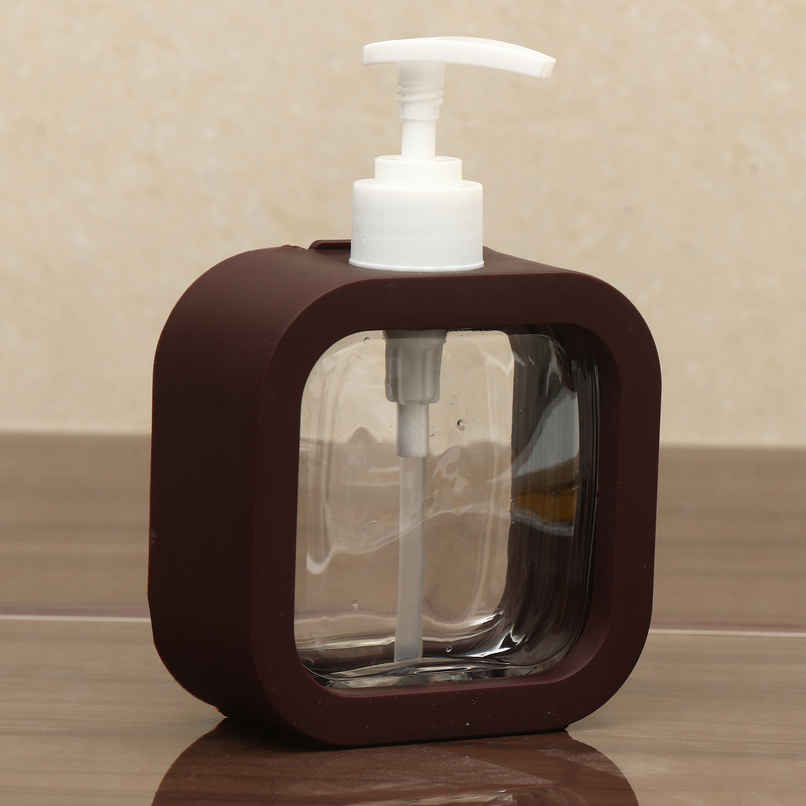 Perpetual Handwash Soap Dispenser Bottle for Wash Basin | Brown Perpetual Handwash Soap Dispenser Bottle for Wash Basin | Brown