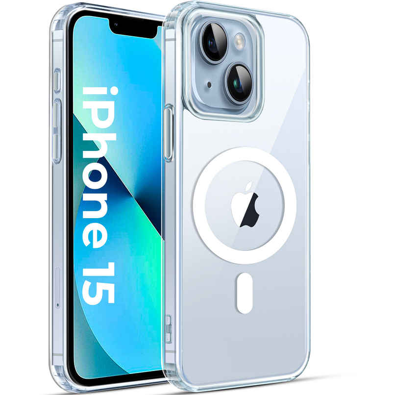 Artistque Case for Iphone 15 Back Cover - Transparent Clear Magsafe